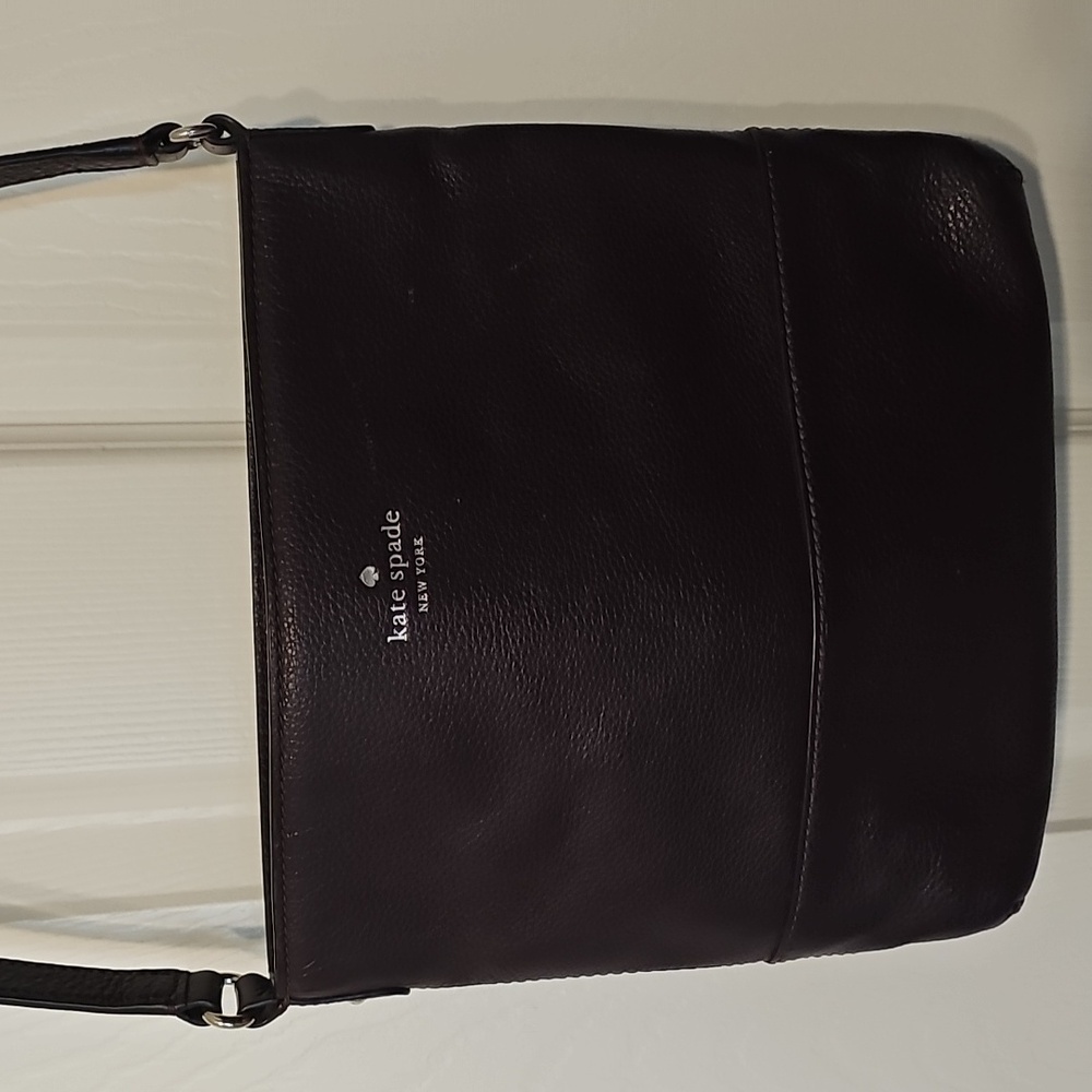 kate spade Rich Brown Leather Messenger Bag